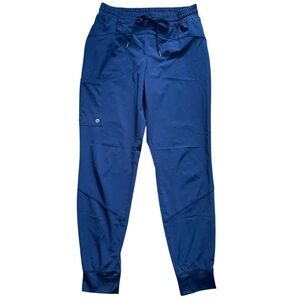 Barco One Wellness Women's Perforated Jogger Scrubs - Indigo - Size M